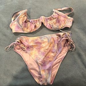 Victoria’s Secret 2 Pc Bikini set- WORN ONCE- 38DD/XXL BOTTOM